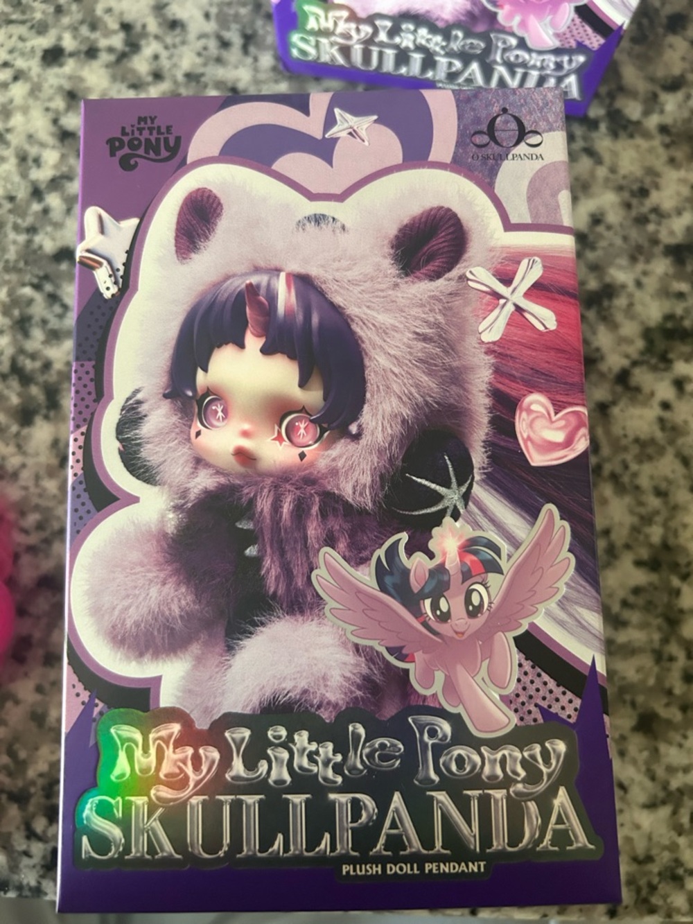 My Little Pony Purple and Yellow Skullpanda Box Art